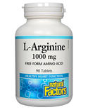 Natural Factors Natural Factors Arginine 1000mg 90 tabs