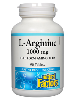 Natural Factors Natural Factors Arginine 1000mg 90 tabs