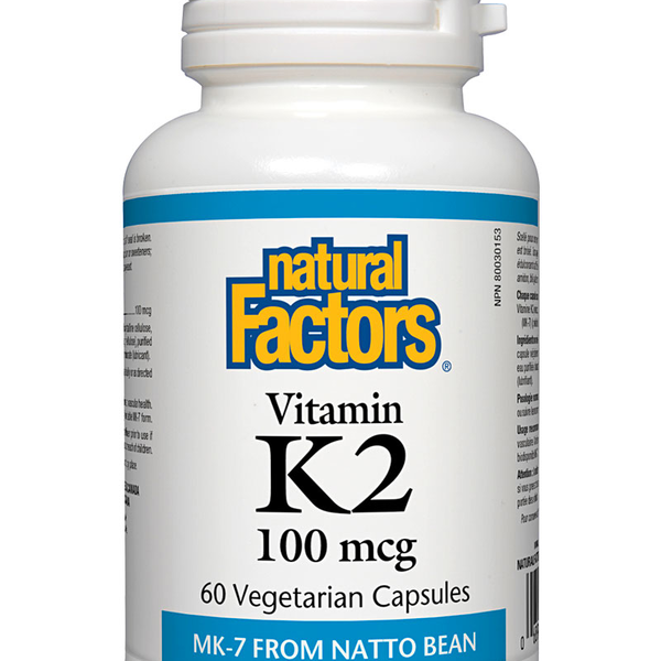 Natural Factors Natural Factors Vitamin K2 100 mcg 60 vcaps