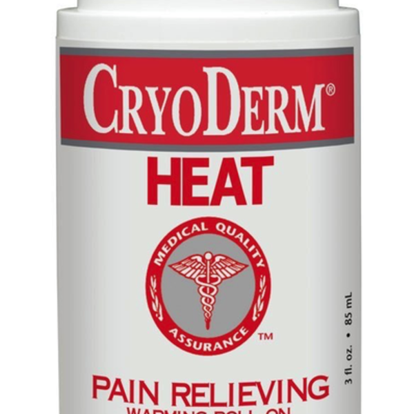 Cryoderm Cryoderm Heat Roll on 3oz