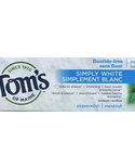 Tom’s of Maine Tom’s Simply White Fluoride-Free Peppermint Toothpaste 85 mL