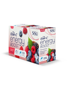 SISU SISU Ester-C Energy Boost 30 packs WildBerry