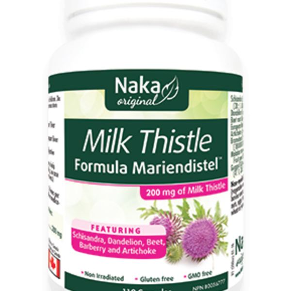 Naka Herbs Naka Milk Thistle Mariendistel Formula 110 caps