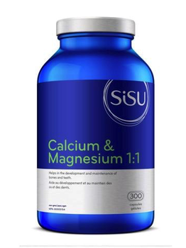 SISU SISU Calcium & Magnesium 1:1 300 gel caps