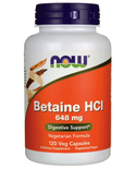 Now Foods NOW Betaine HCL with Protease 120 Vcap