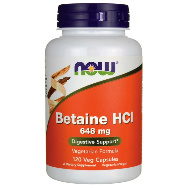 Now Foods NOW Betaine HCL with Protease 120 Vcap