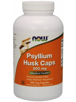 Now Foods NOW Psyllium Husk 500mg 500 vcaps