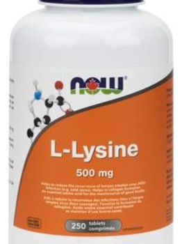 Now Foods NOW L-Lysine 500mg 250 tabs