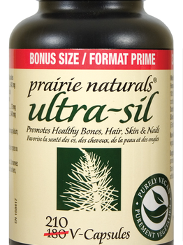 Prairie Naturals Prairie Naturals Ultra-Sil Silica 210 vcaps BONUS