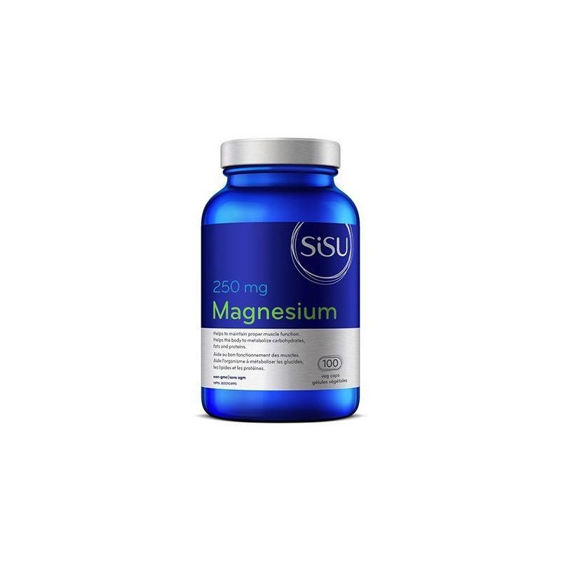 SISU SISU Magnesium 250mg 100 vcaps Vitamin King Sports & Supplements