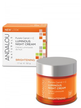 Andalou Naturals Andalou Brightening Purple Carrot + C Luminous Night Cream 50ml