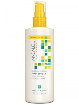Andalou Naturals Andalou Sunflower Citrus Medium Hold Hair Spray 242ml