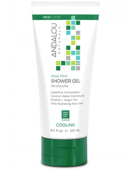 Andalou Naturals Andalou Shower Gel Cooling Aloe Mint 251ml