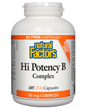 Natural Factors Natural Factors BONUS Hi Potency B Complex 50mg 210 caps