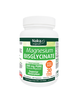 Naka Herbs Naka Magnesium Bisglycinate 120 vcaps