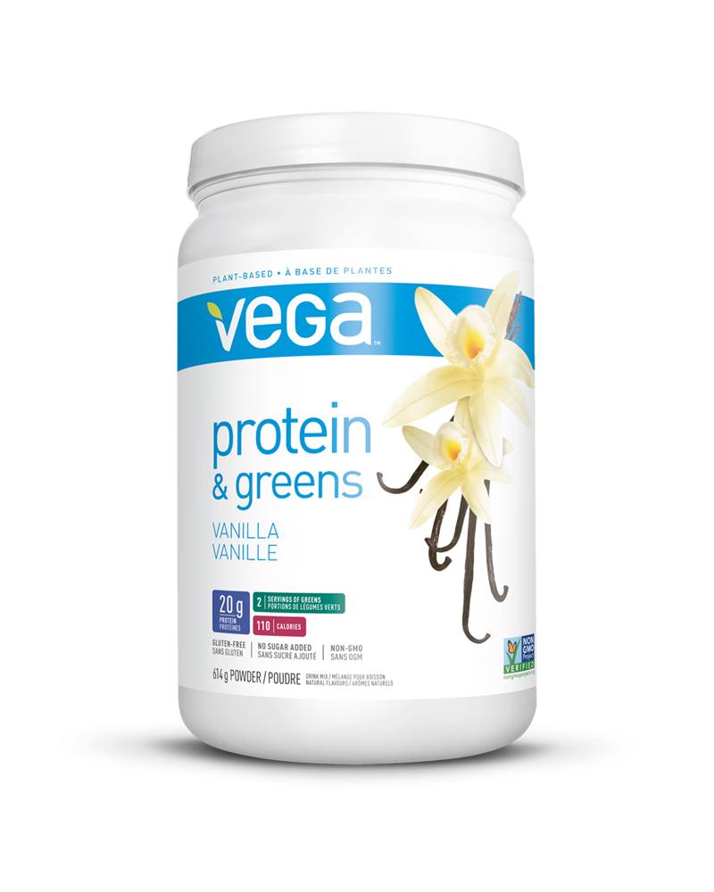 Vega VEGA Protein & Greens Vanilla 614g - Vitamin King - Sports ...