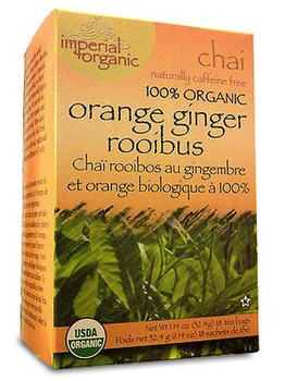 Uncle Lee’s Tea Uncle Lee’s Organic Orange Ginger Rooibus Chai Tea 18 bags