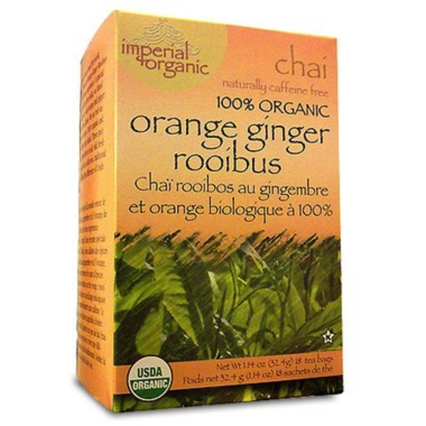 Uncle Lee’s Tea Uncle Lee’s Organic Orange Ginger Rooibus Chai Tea 18 bags