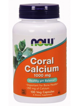 Now Foods NOW Coral Calcium 1000mg 100 vcaps