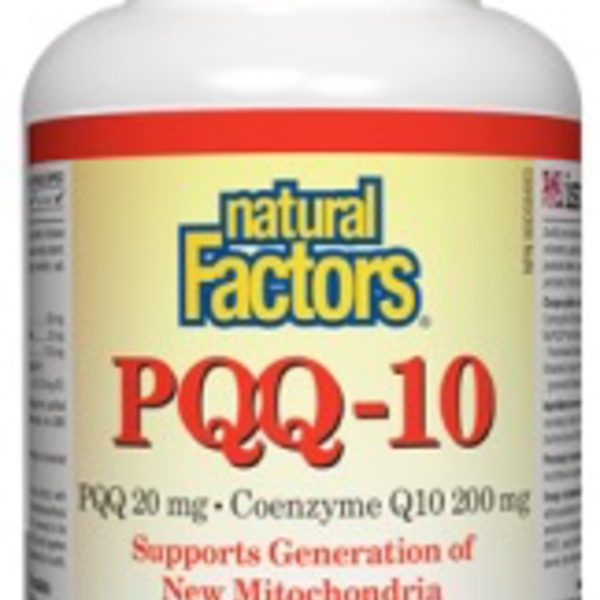 Natural Factors Natural Factors PQQ-10  (PQQ 20 mg CoEnzyme Q10 200 mg) 30 softgels