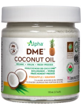 Alpha Health Alpha DME Virgin Coconut Oil 110ml Pineapple