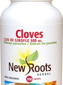 New Roots New Roots Cloves 500 mg 100 caps
