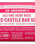 Dr. Bronner’s Dr Bronner’s Rose Castile Bar Soap 140g