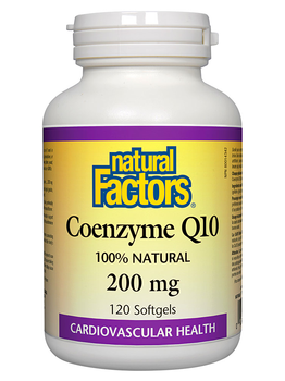 Natural Factors Natural Factors Coenzyme Q10 200 mg 120 softgels