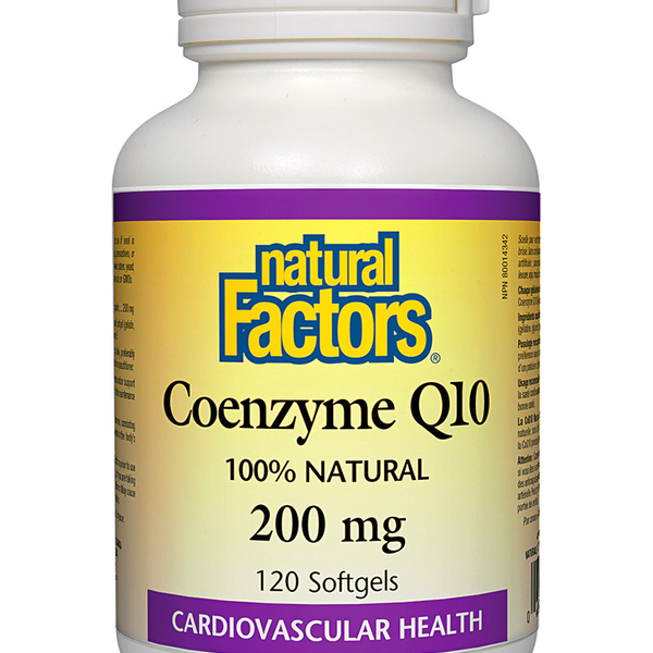Natural Factors Natural Factors Coenzyme Q10 200 mg 120 softgels