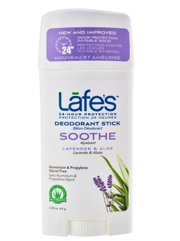 Lafes Lafe's Twist Stick Deodorant- Soothe (Lavender and Aloe) 2.5 oz