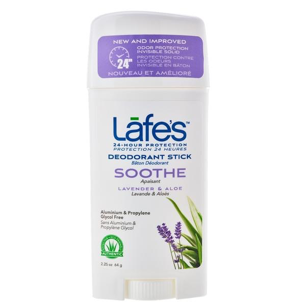 Lafes Lafe's Twist Stick Deodorant- Soothe (Lavender and Aloe) 2.5 oz