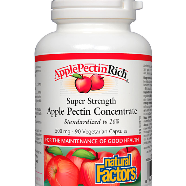 Natural Factors Natural Factors Super Strength Apple Pectin Concentrate 500mg 90 caps