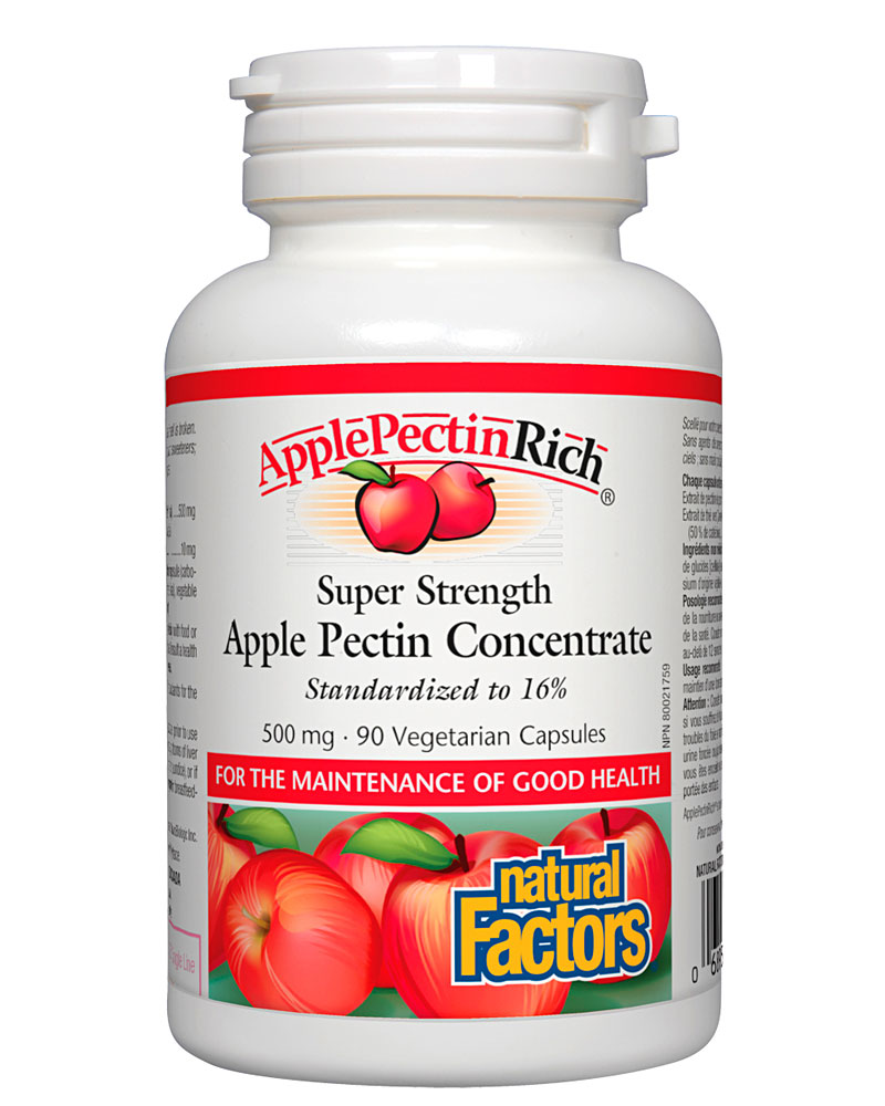 Natural Factors Apple Pectin Rich Super Strength Apple Pectin