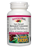 Natural Factors Natural Factors ResveratrolRich Super Strength Concentrate 500 mg 60 caps