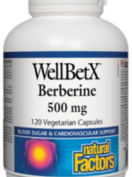 Natural Factors Natural Factors WellBetX Berberine 500mg 120 caps