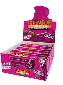 Grenade Carb Killa Grenade Protein Bar Dark Chocolate Raspberry 12 X 60g