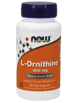 Now Foods NOW L-Ornithine 500 mg 60 caps