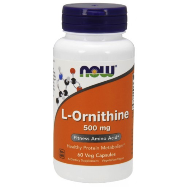 Now Foods NOW L-Ornithine 500 mg 60 caps