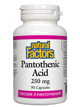 Natural Factors Natural Factors Pantothenic Acid 250mg 90 caps