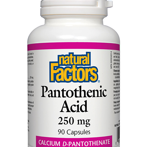 Natural Factors Natural Factors Pantothenic Acid 250mg 90 caps