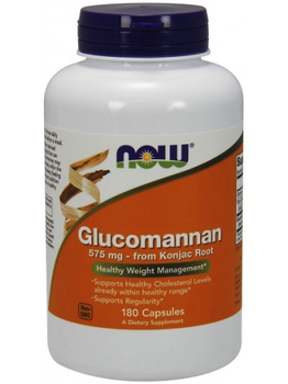 Now Foods NOW Glucomannan 575mg 180 caps