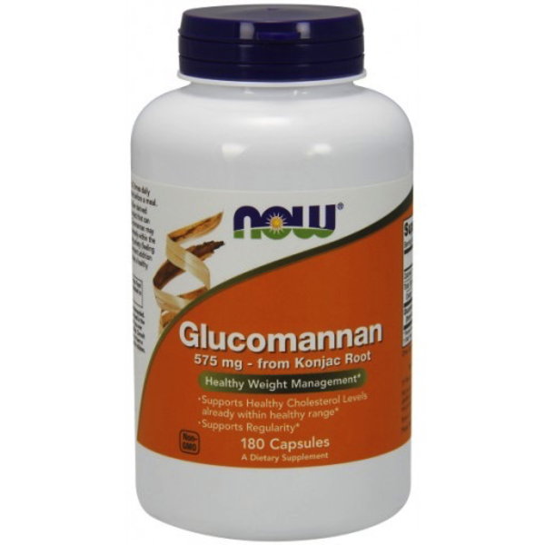 Now Foods NOW Glucomannan 575mg 180 caps