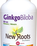 New Roots New Roots Ginkgo Biloba 60 mg 60 caps