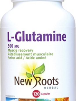 New Roots New Roots L-Glutamine 500mg 120 caps