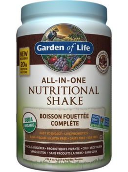 Garden of Life Garden of Life Raw Organic All in One Nutritional Shake Chocolate Cacao 1017g