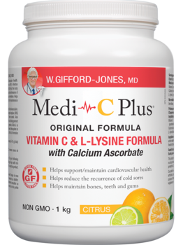 W. Gifford-Jones Medi C Plus Calcium Pwd Citrus 1kg