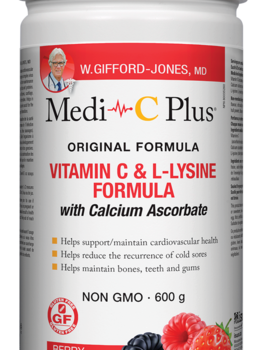 W. Gifford-Jones Medi C Plus Calcium Pwd Berry 600g