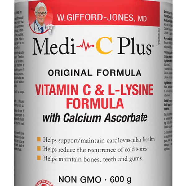 W. Gifford-Jones Medi C Plus Calcium Pwd Berry 600g