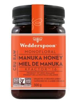 Wedderspoon Wedderspoon Raw Manuka Honey KFactor 16 500g