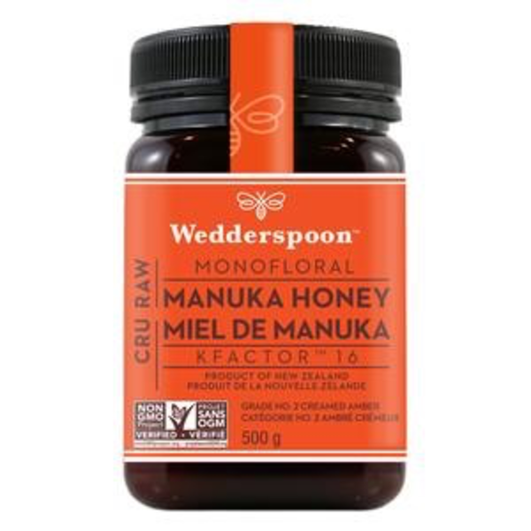 Wedderspoon Wedderspoon Raw Manuka Honey KFactor 16 500g